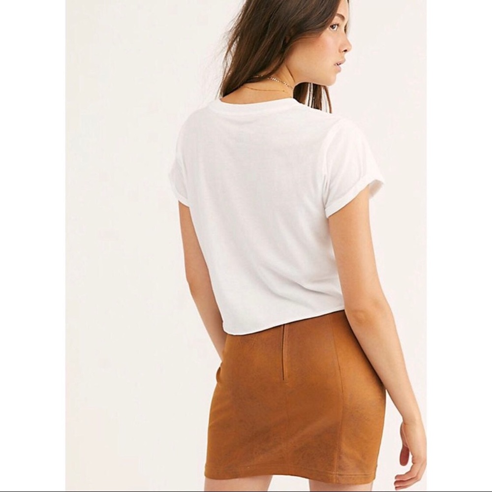 💋New Listing💋NWT Free People Rumi Ruched Skirt - Picture 2 of 6